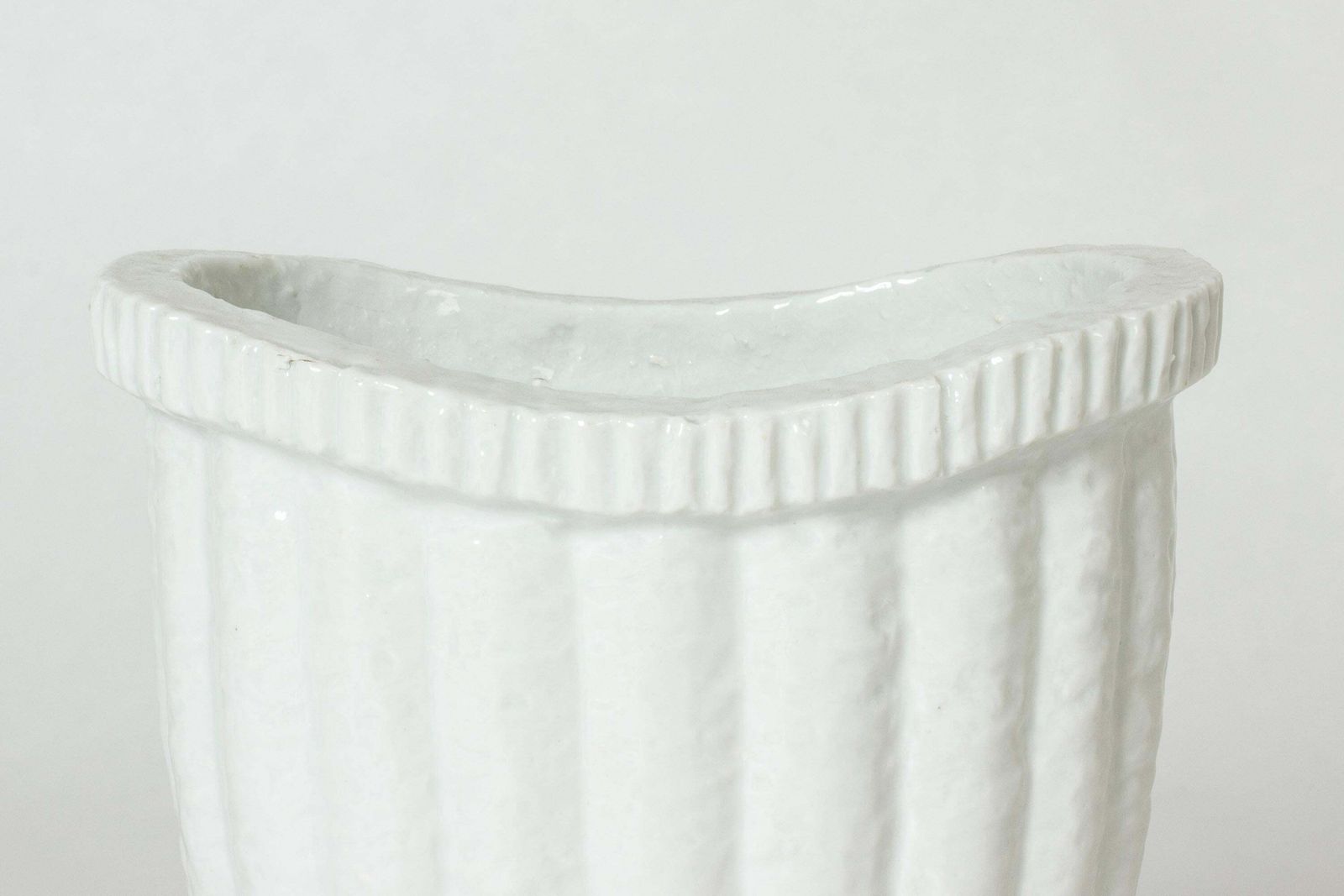 Vase en grès mid-century par Gunnar Nylund pour Rörstrand, Suède, années 1940 photo Décoration