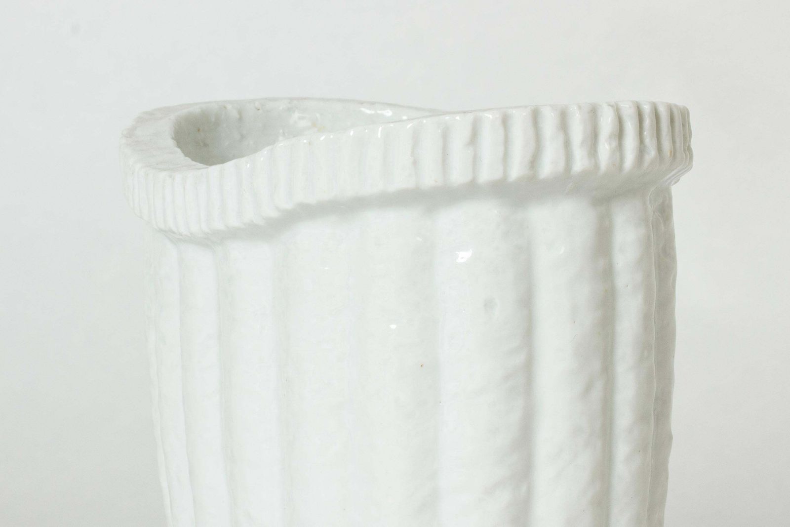 Vase en grès mid-century par Gunnar Nylund pour Rörstrand, Suède, années 1940 photo 315.0