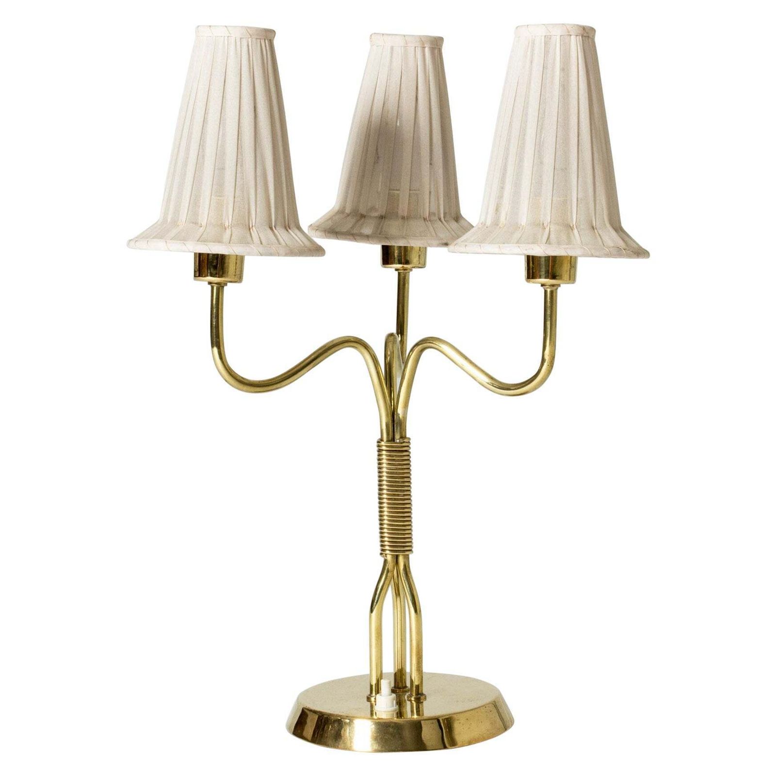 Lampe de table scandinave moderne Hans Bergström, Ateljé Lyktan, Suède, années 1940