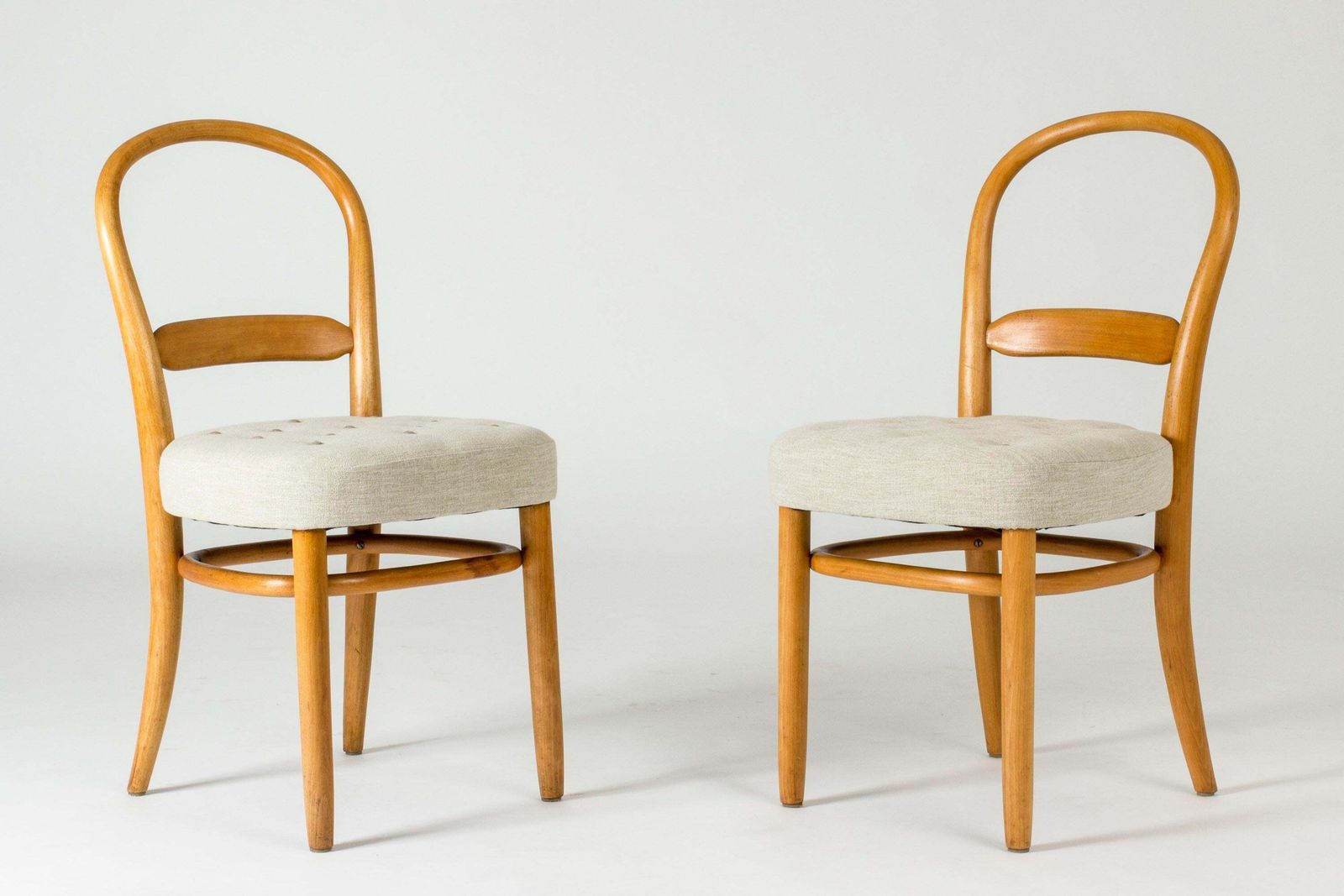 Set van tien eetkamerstoelen van Carl Axel Acking, Zweden, 1937 photo for sale