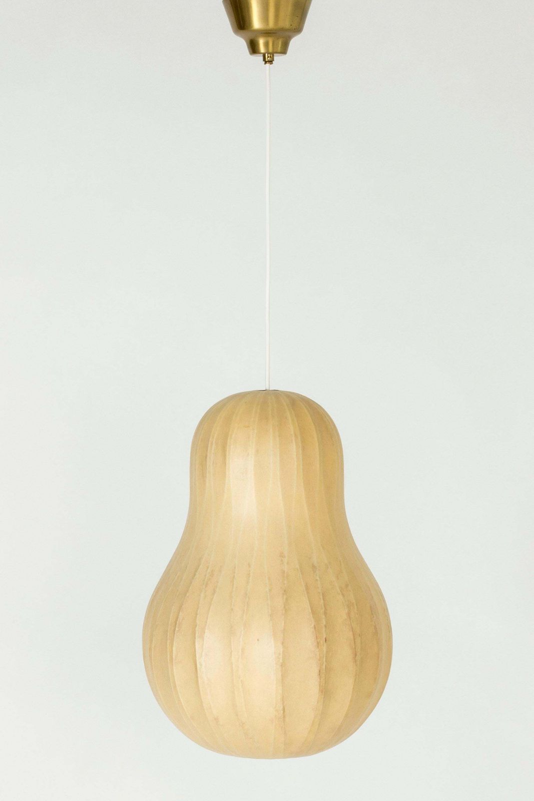 Mid-Century Scandinavian Resin Cocoon Lamp van Hans Bergström, Zweden, jaren 1950 photo furniture