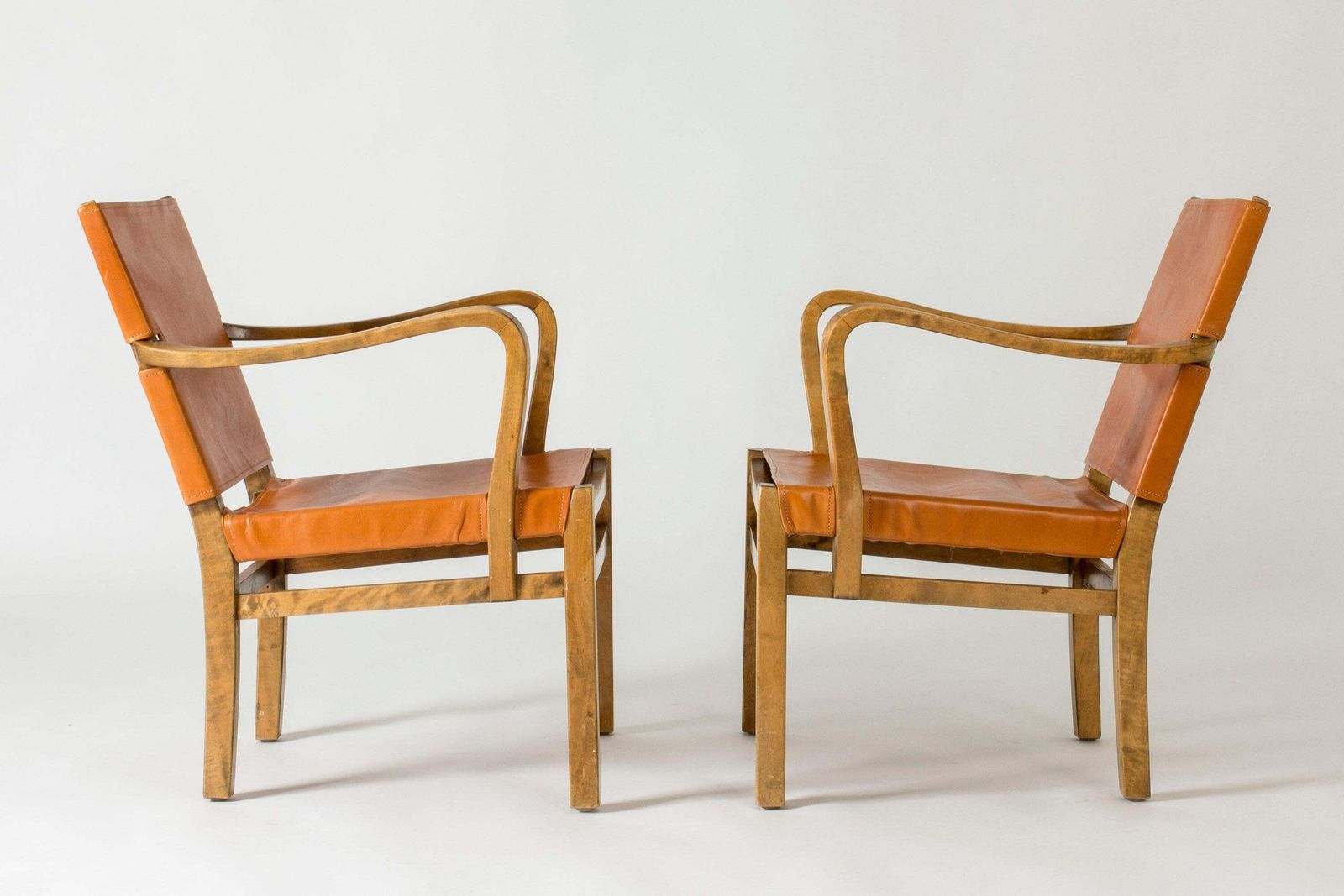 Scandinavian Modern fauteuils van Elias Svedberg, Zweden, jaren 1930 photo for sale