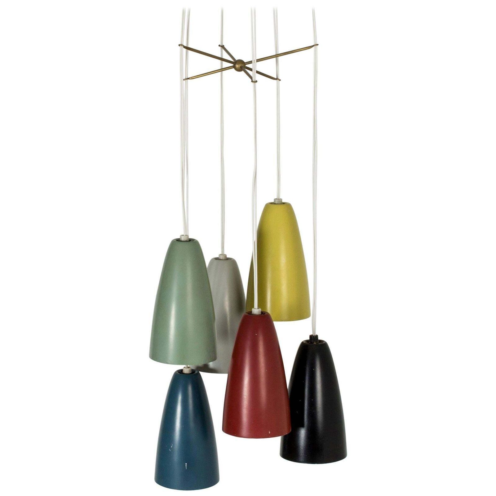 Midcentury Ceiling Light By Hans Bergström, Swedish Design, 1950s