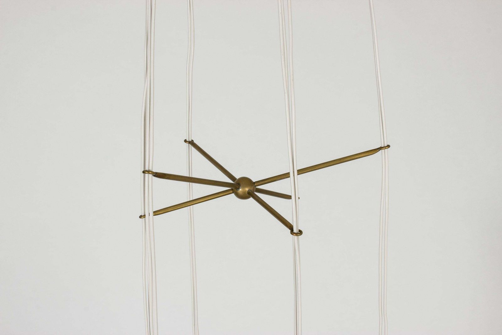 Midcentury Ceiling Light By Hans Bergström, Swedish Design, 1950s photo vintage