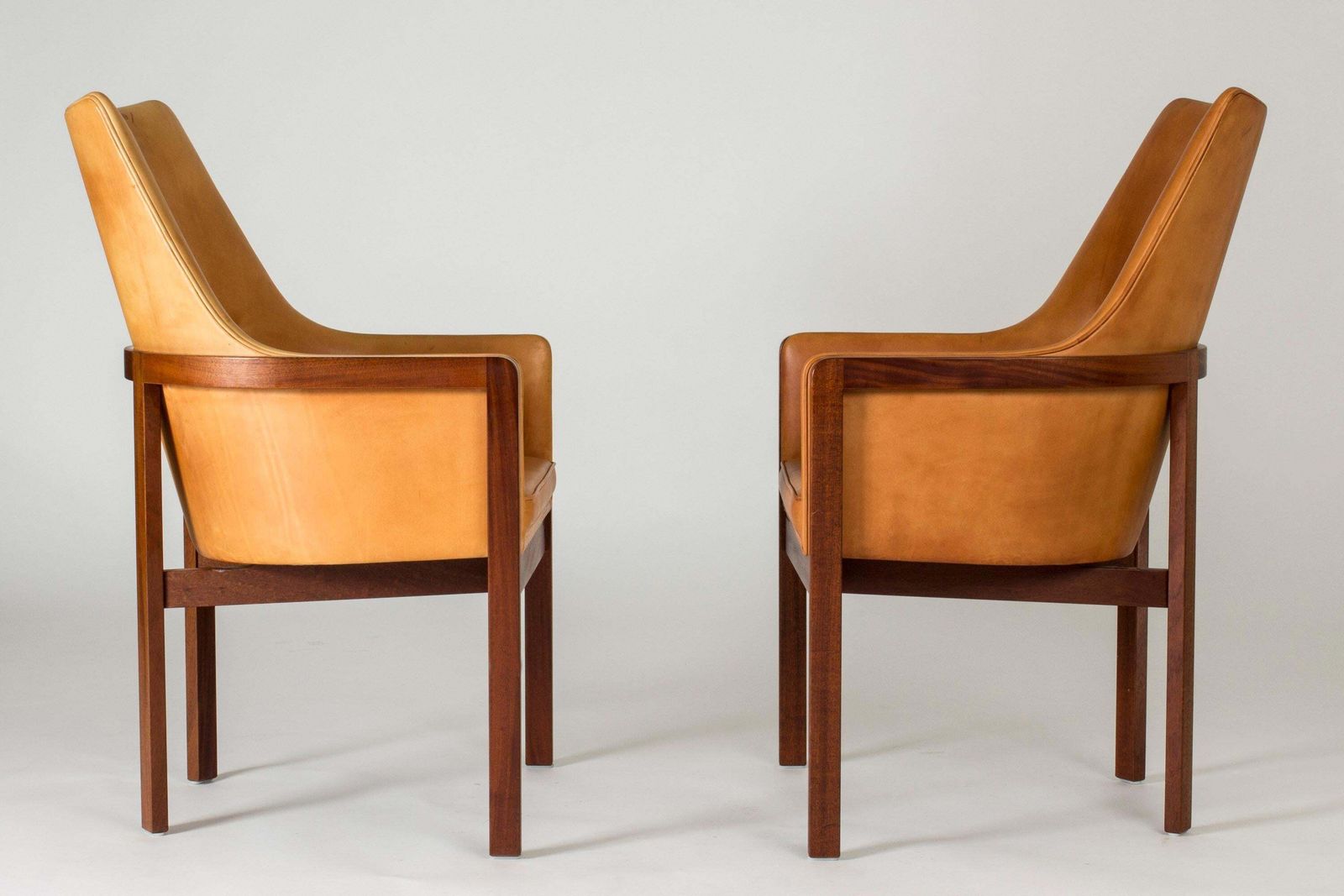 Paar loungestoelen van Bernt Petersen, Denemarken, jaren 1960 photo for sale