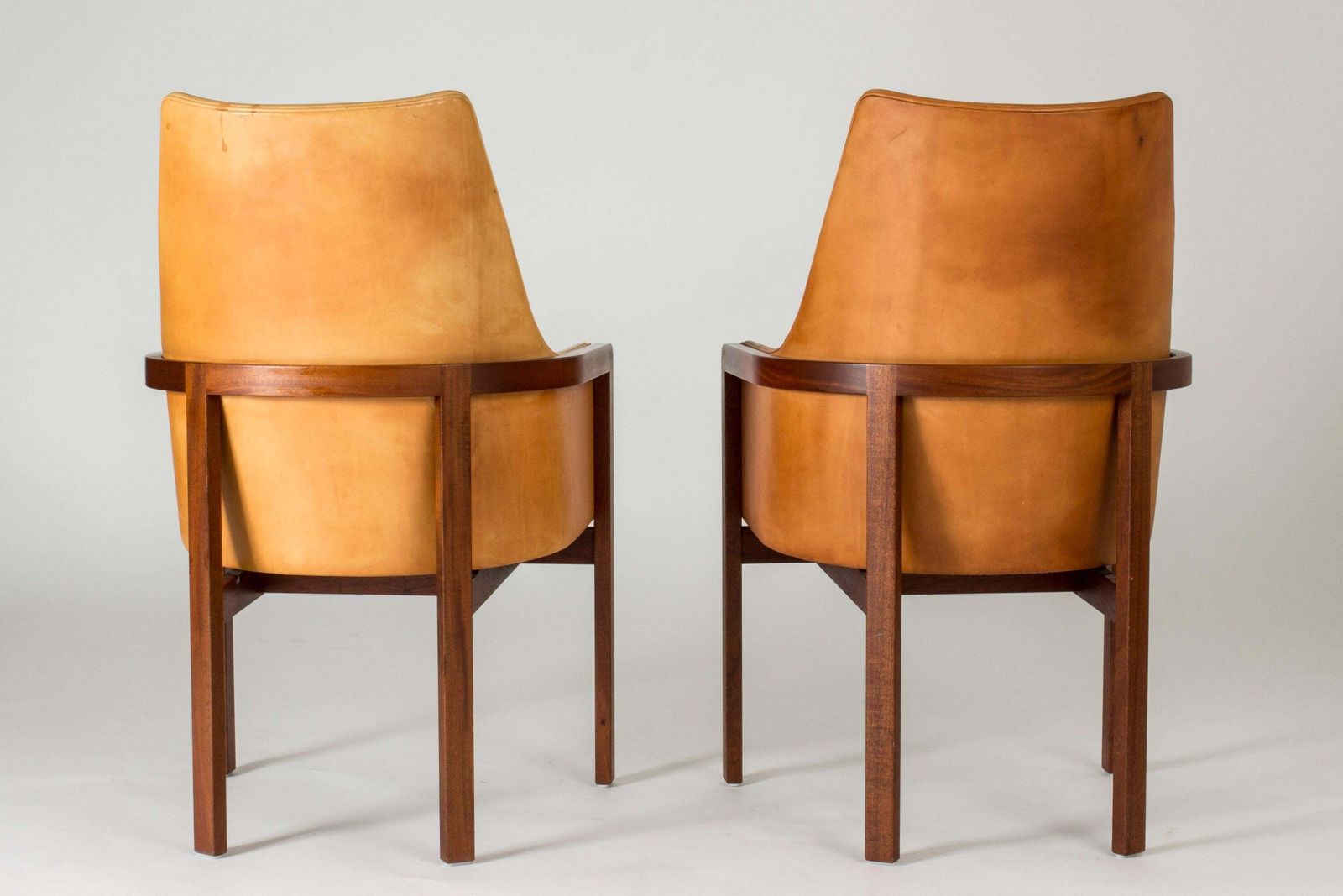 Paire de fauteuils par Bernt Petersen, Danemark, années 1960 photo Mobilier