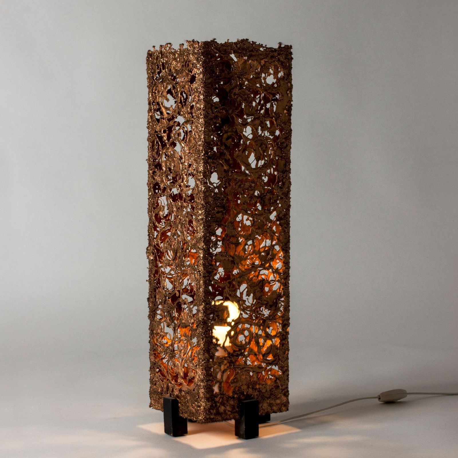 Mid-century koperen vloerlamp, Zweden, jaren 1960 photo 924.0