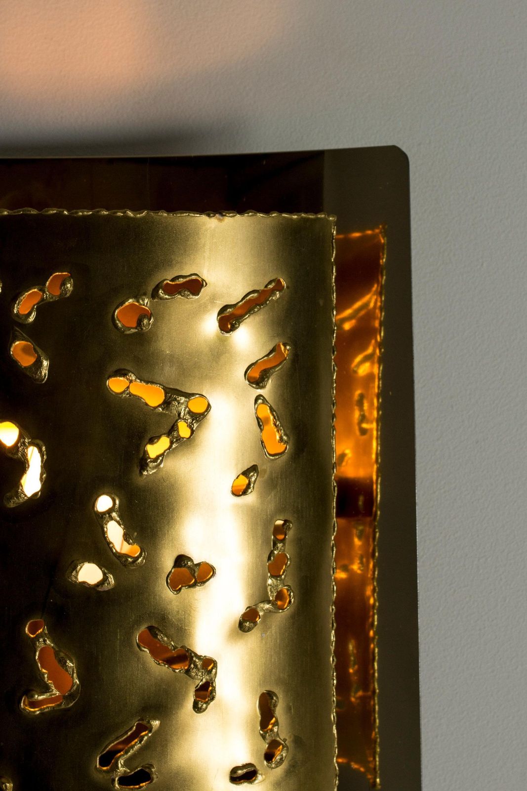 Brutalist Wall Light From Boréns, Sweden, 1970s photo buy
