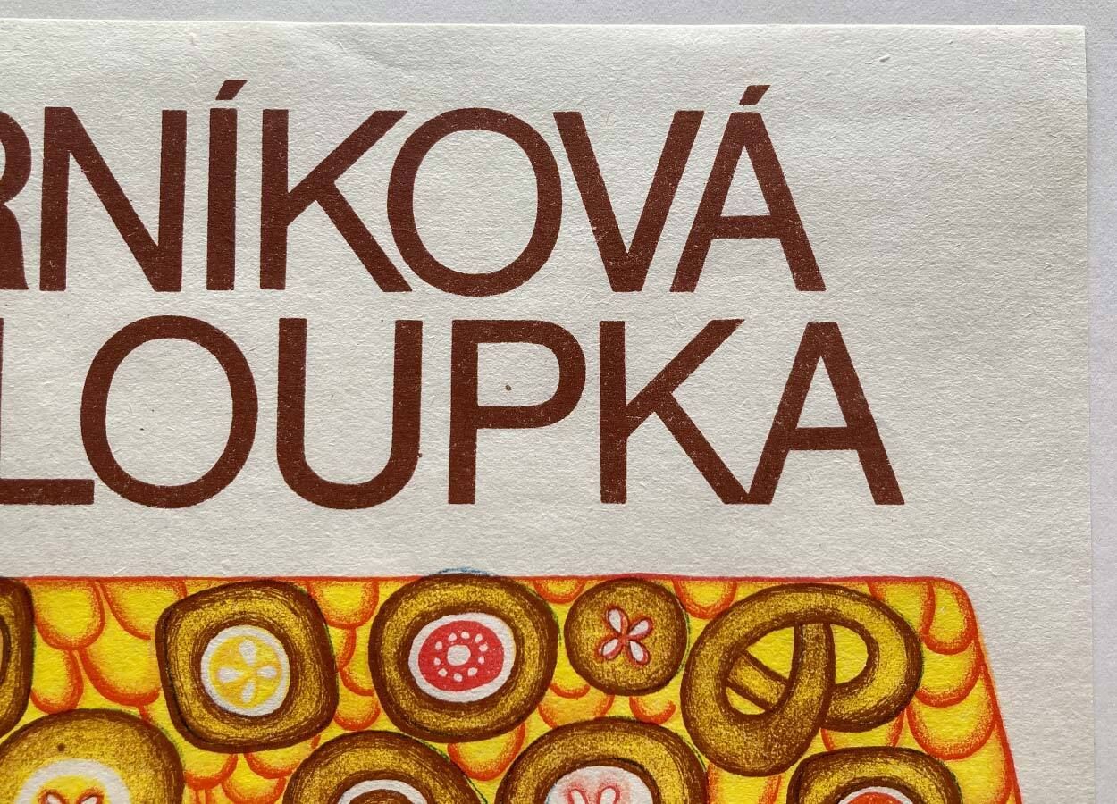 Original Film Poster, Gingerbread House, Leoš Konáš, 1971, Genuine Vintage Czech Design photo 137.0
