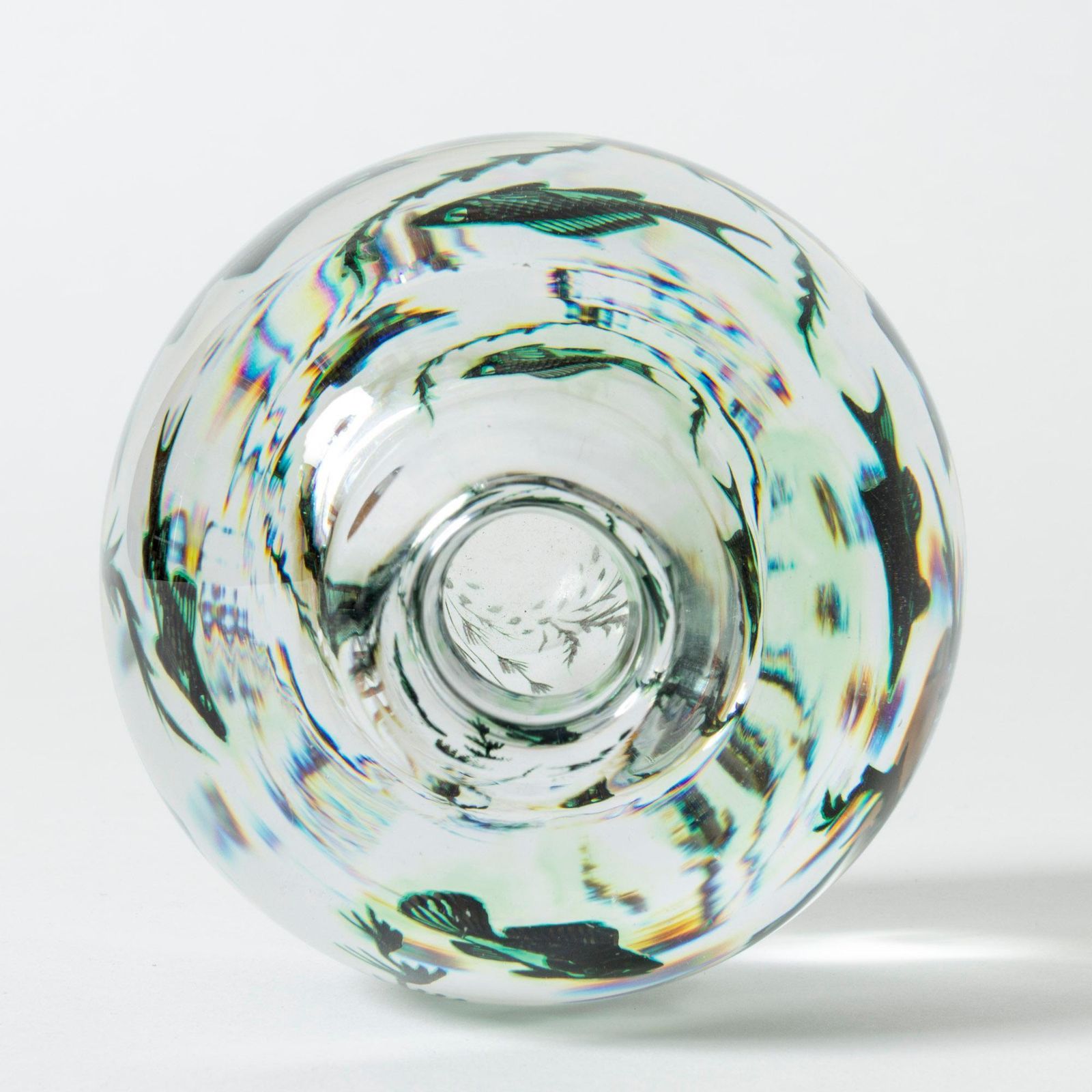 Vase Graal par Edward Hald pour Orrefors, Suède, 1953 photo 1528.0