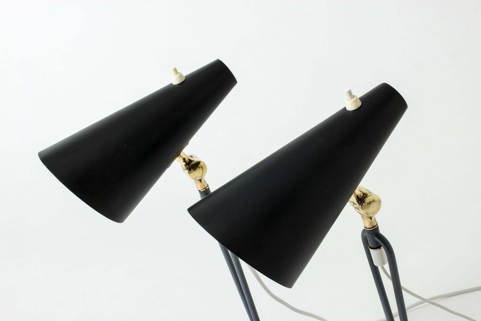 Paire de lampes de table par Bertil Brisborg pour Nordiska Kompaniet, Suède photo buy