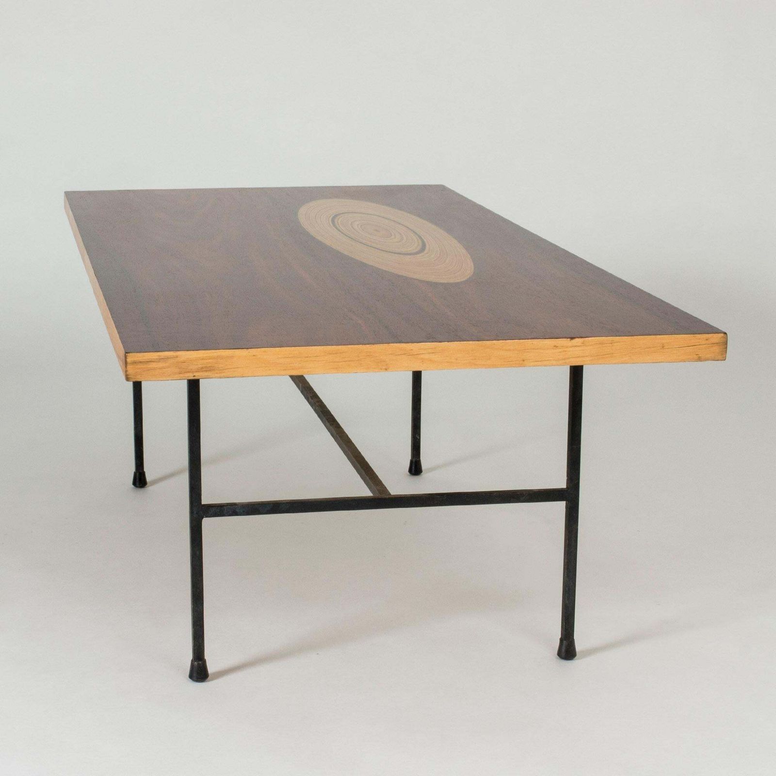 Salontafel van palissander en ingelegd hout door Tapio Wirkkala voor Asko photo furniture