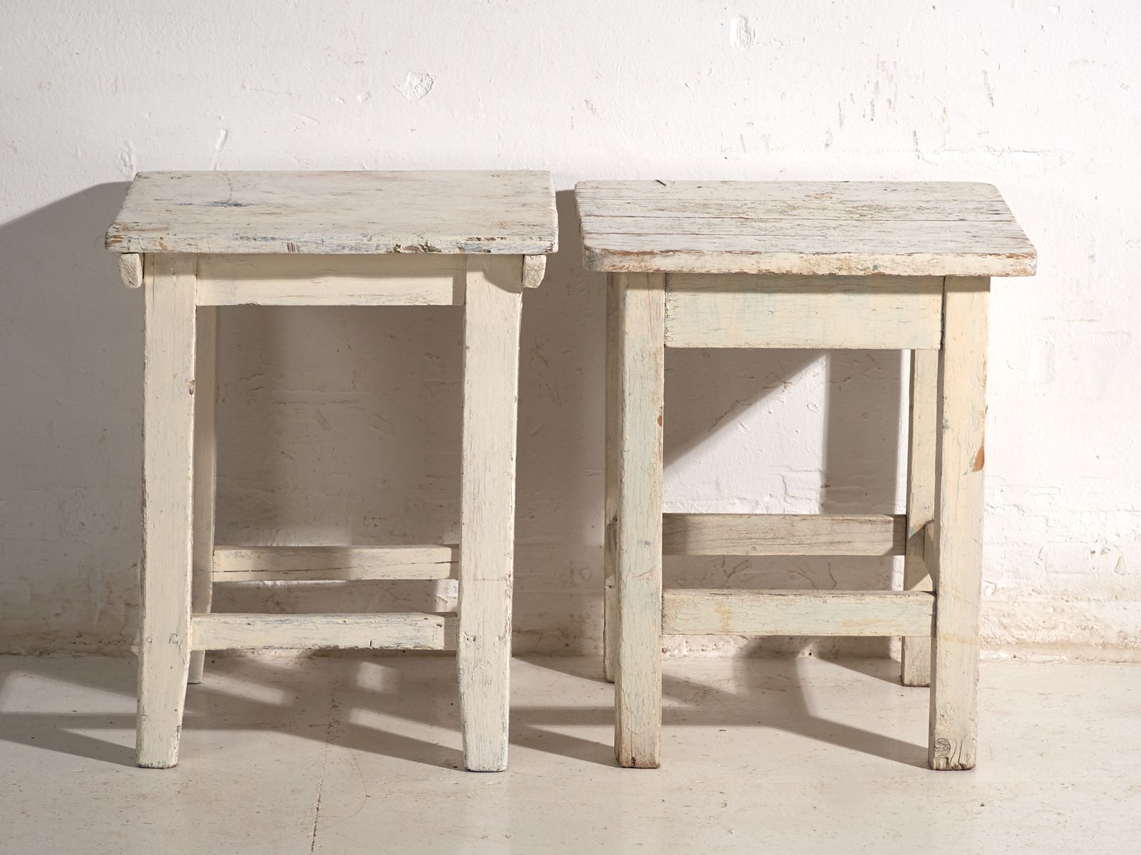 Antique Bedside Tables In Pine Wood – Central Europe, Circa 1940 #10 photo for sale