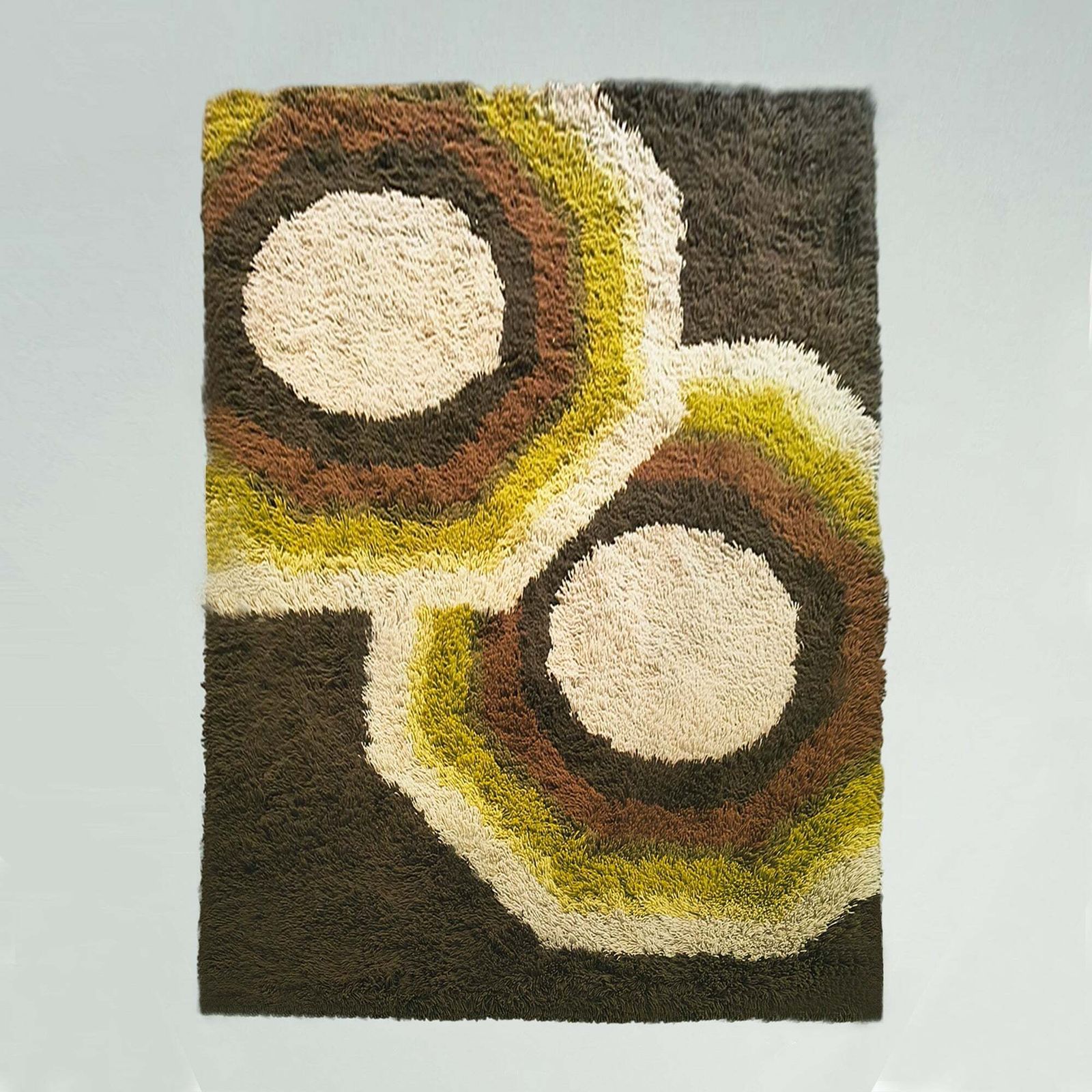 1970s Gorgeous Space Age Luxury Rug By Desso With Original Label. photo 1632.0