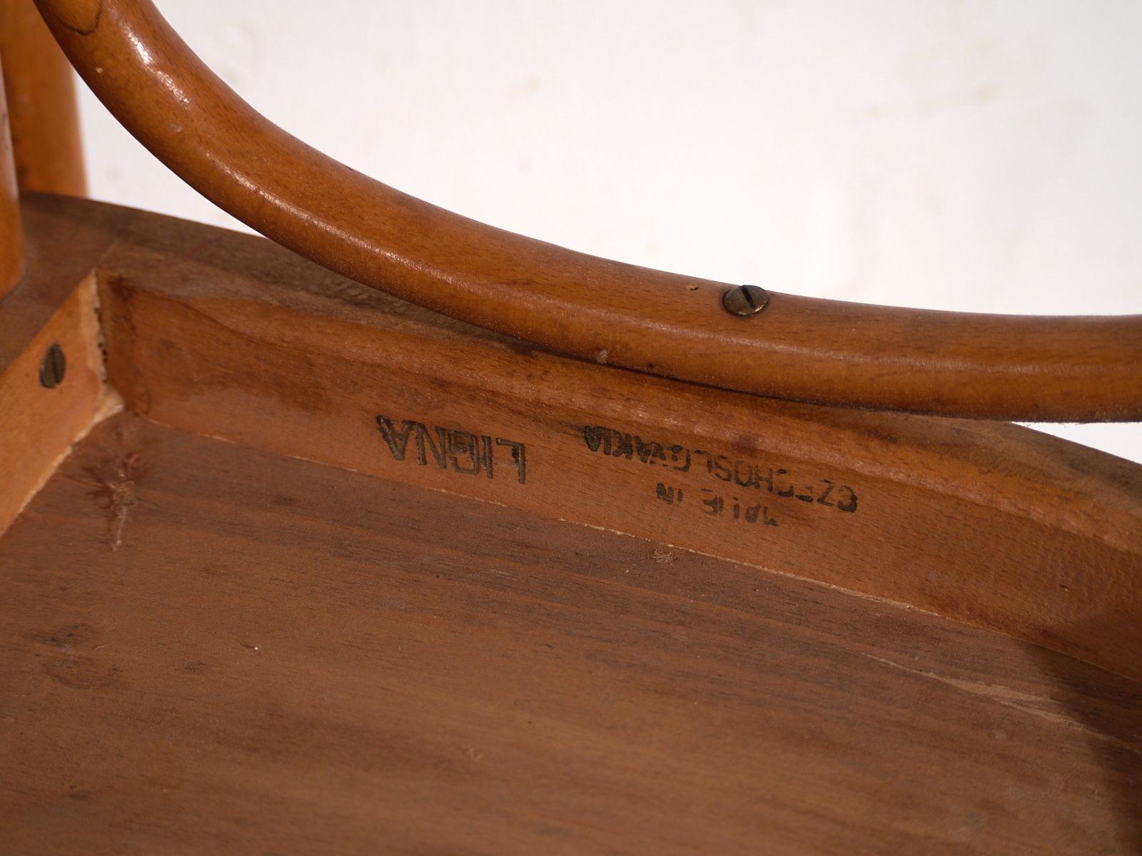 Chaises d'époque Ligna en bois courbé - Tchécoslovaquie, vers 1960 #6 photo furniture