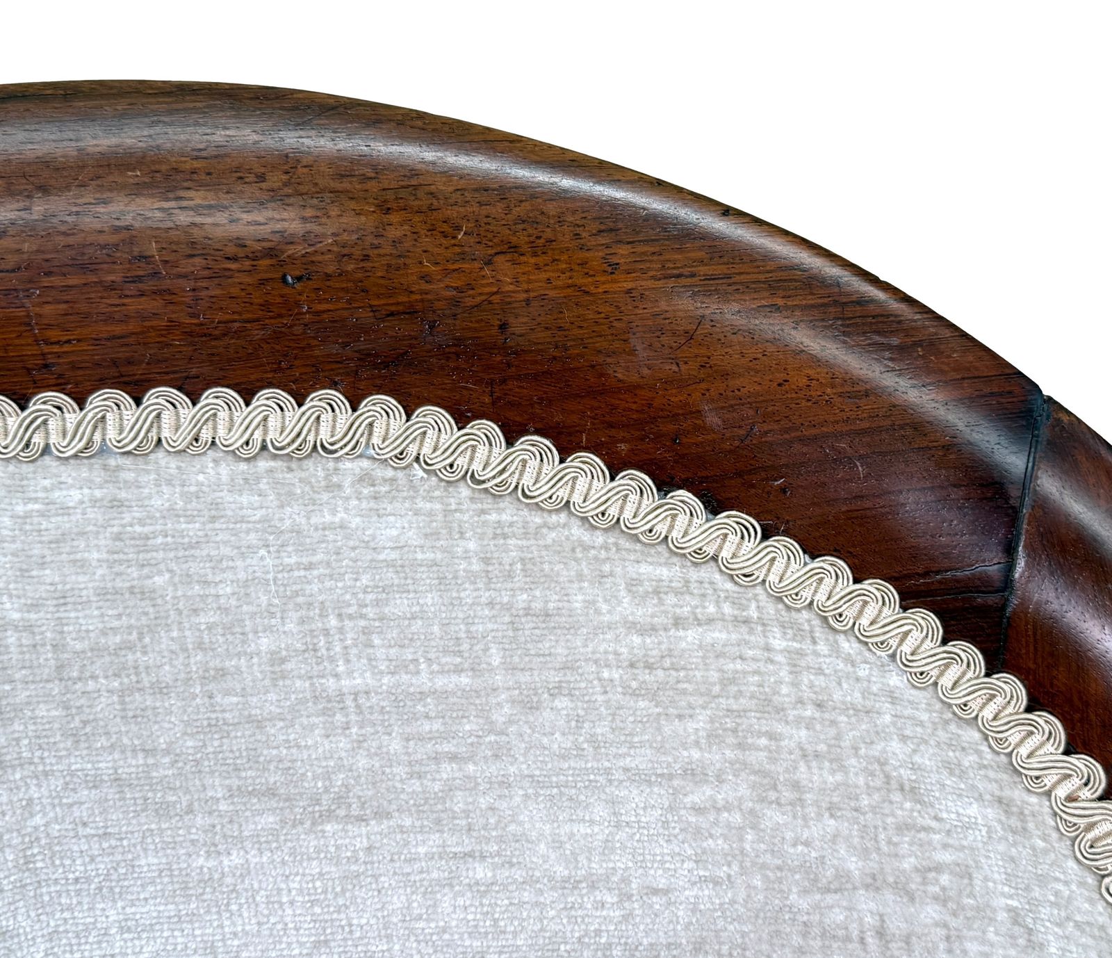 3895.0 Fauteuil de bibliothèque en cuvette en palissandre, époque Regency anglaise, XIXe siècle (Angleterre, vers 1835) photo