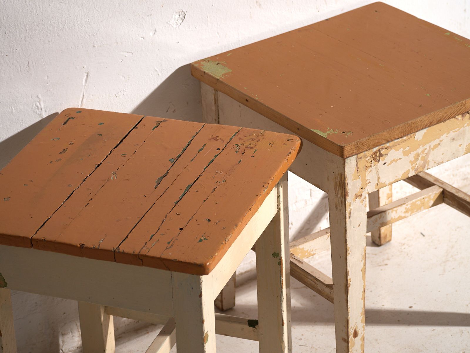 Antique Bedside Tables In Pine Wood – Central Europe, Circa 1940 #13 photo furniture
