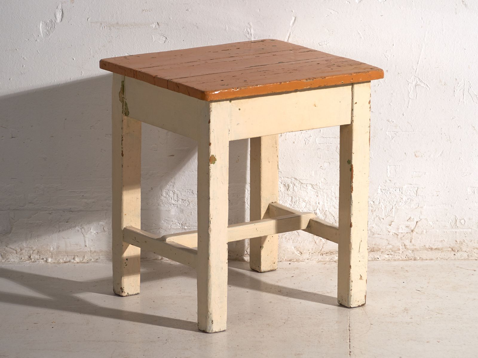 Antique Bedside Tables In Pine Wood – Central Europe, Circa 1940 #13 photo 306.0