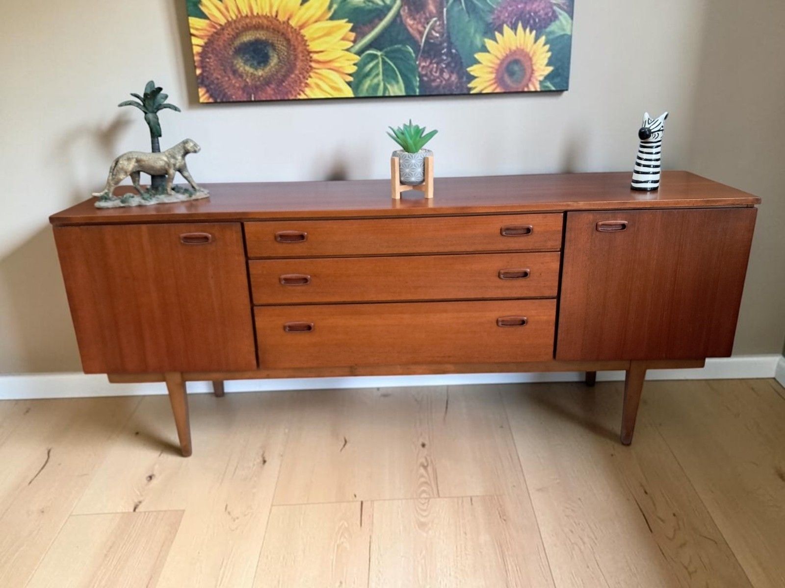 Mid Century Nathan Teak Sideboard Vintage Retro Tv Cabinet Cupboard Compact 1960