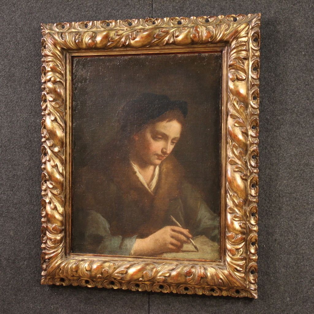 3950.0 Antiek Italiaans portretschilderij uit de 17e eeuw photo