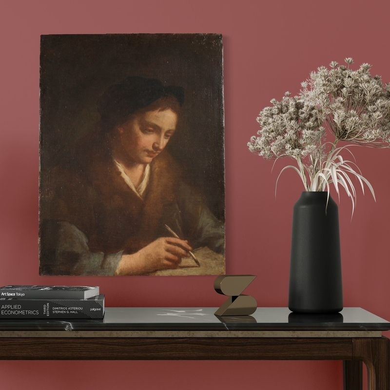 Antiek schilderij, 17e-eeuws Italiaans portret photo buy