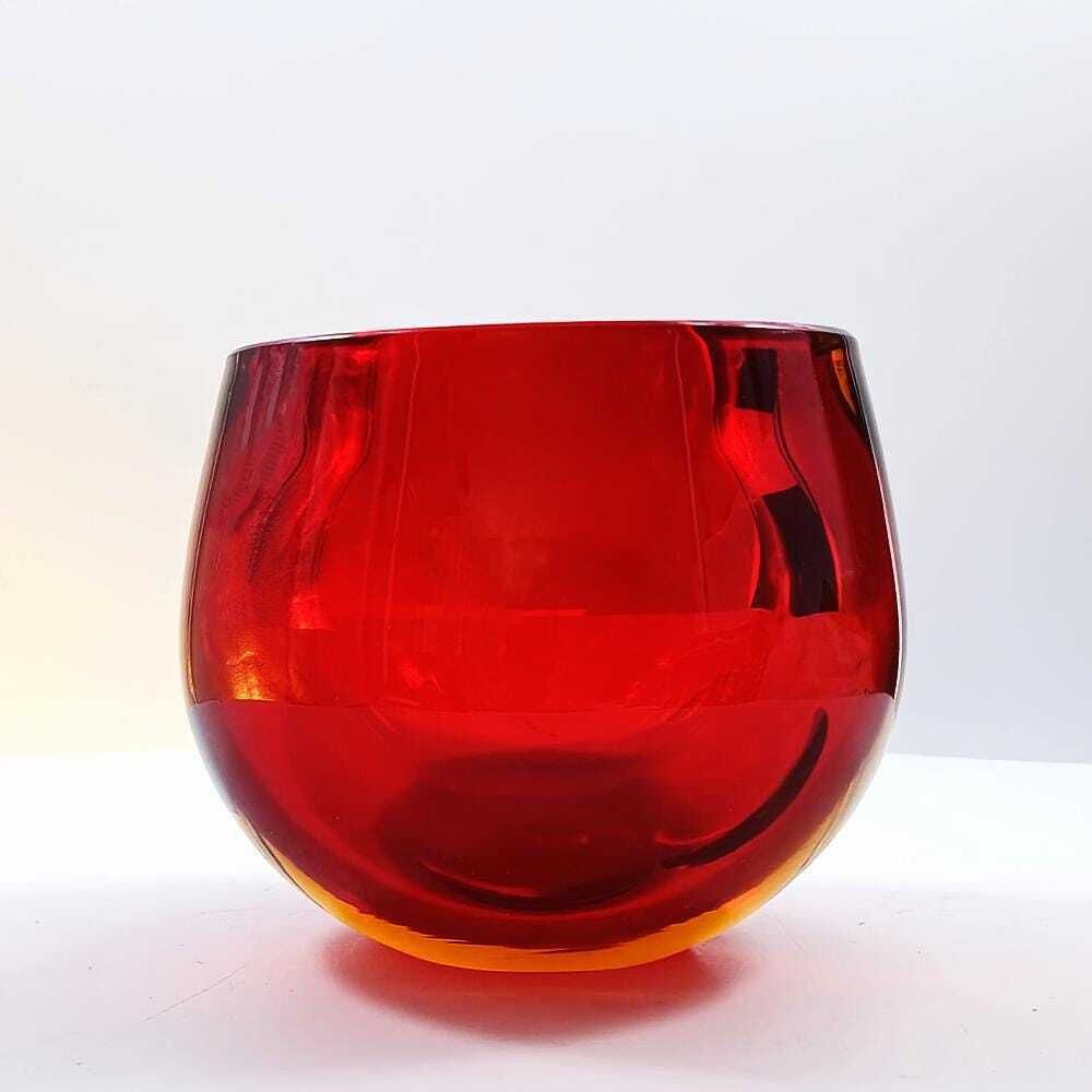 Zeldzame asbak of opvangschaal in Murano-glas, jaren 1960, door Flavio Poli voor Seguso. Twee gebruiksposities mogelijk. Gemaakt in Murano, Italië. photo for sale