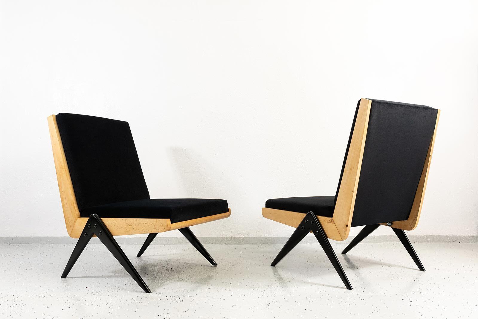 Modernist Armchairs, Type 1312 By Slupskie Furniture Factory, Poland, 1960s photo for sale