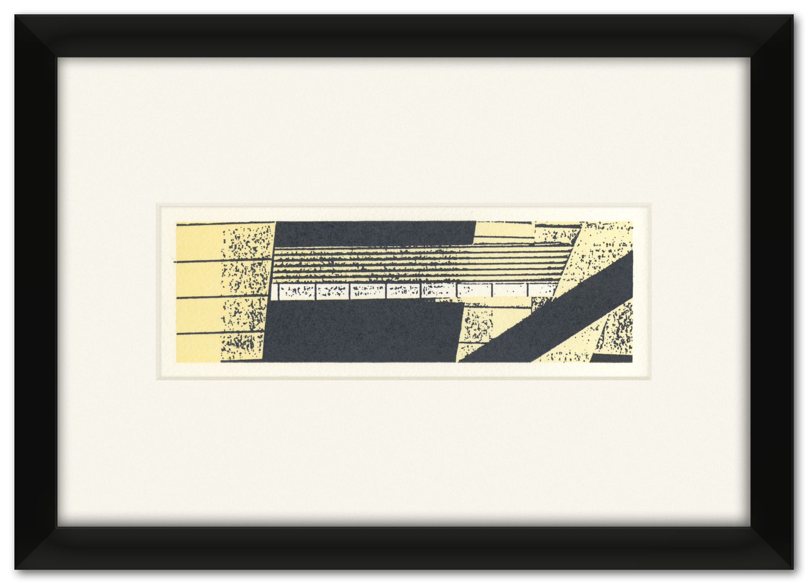 Fine Limited Edition Geometric Abstract Letterpress Print