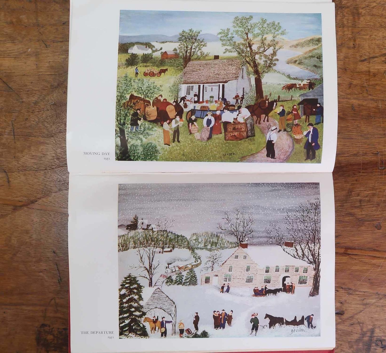 photo vinterior Kunstboek. "Grandma Moses. My Life's History". 1952