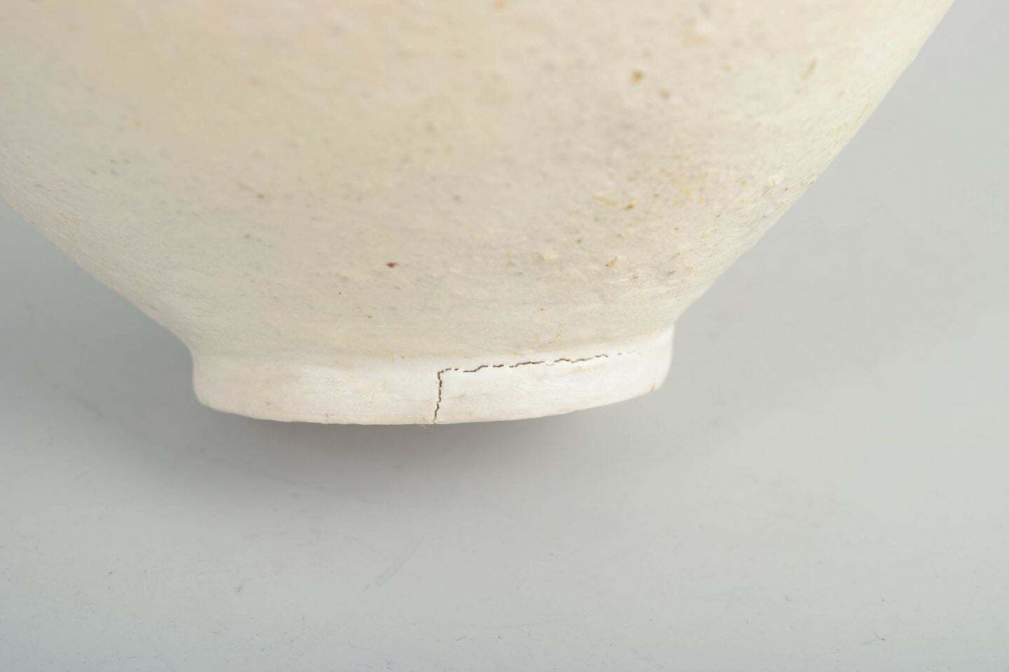 Vase en grès à forme asymétrique, potier européen, années 1980 photo 359.0