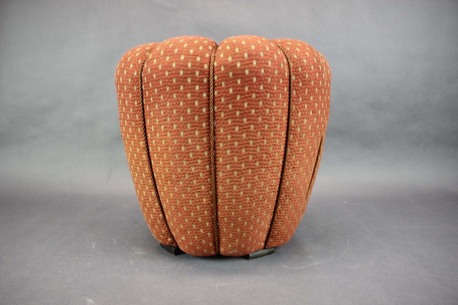Mid-Century Modern beklede voetenbank, Tsjechoslowakije jaren 1950 photo furniture