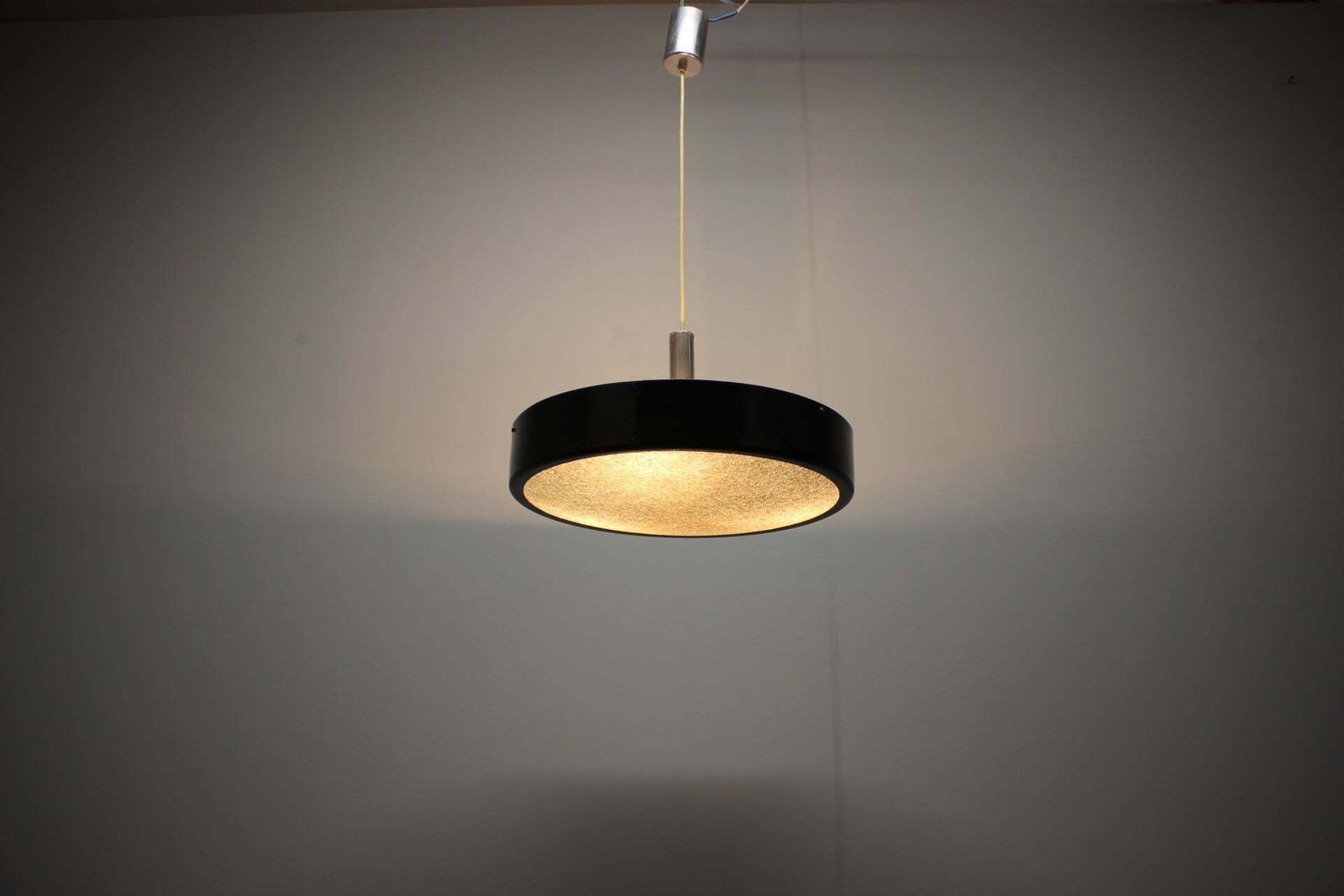 photo furniture Napako 1950s Ufo Pendant Light, Czechoslovakia, Mid Century Modern Space Age Des