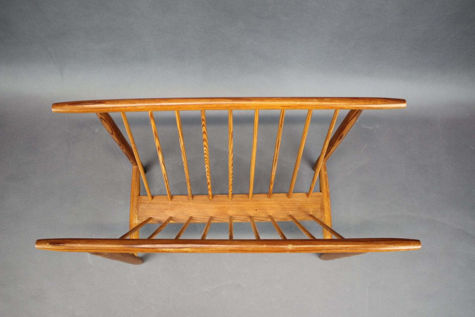 1950s Czechoslovakian Mid Century Modern Wooden Magazine Rack photo for sale