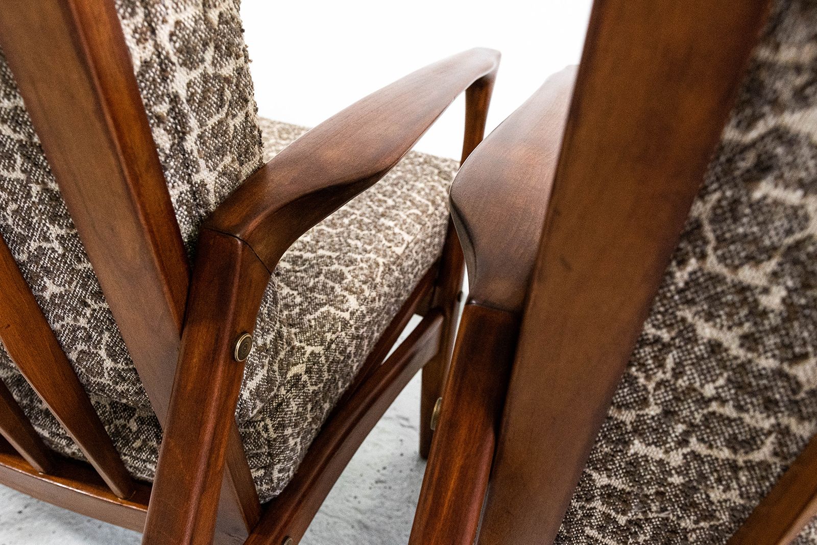 2400.0 Mid Century Armchairs, Denmark, 1960s, Set Of 2 photo