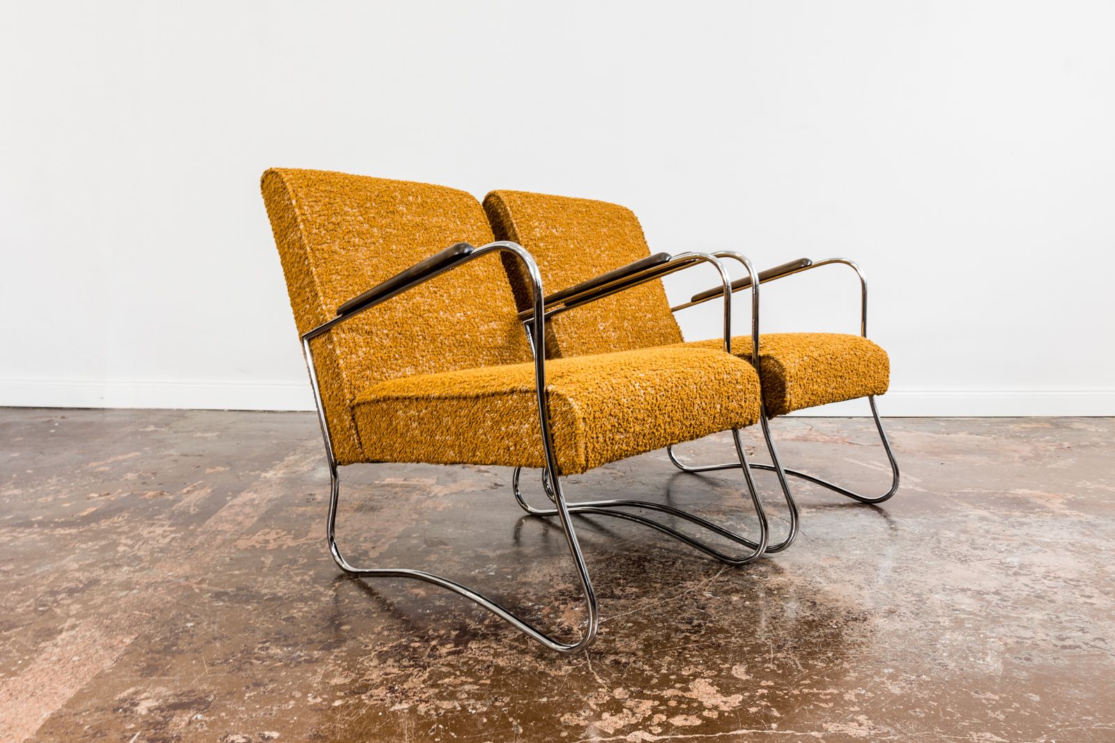 photo for sale Bauhaus stijl fauteuils, jaren 1950, Polen, set van 2