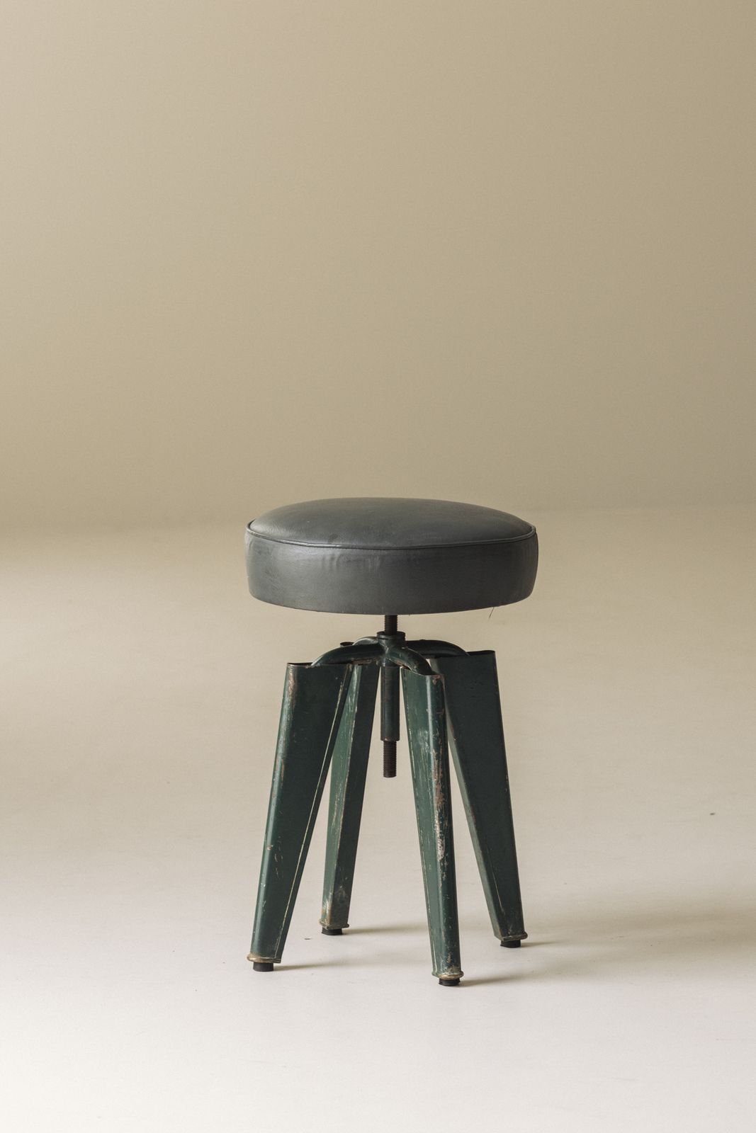 Highly Collectible Clémenceau Stool By Domin & Genevrière, Maison Dominique 1957 photo for sale
