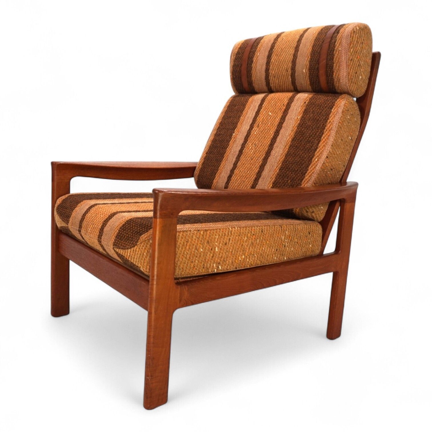 Arne Wahl Iversen Teak Lounge Chair For Komfort, 1960