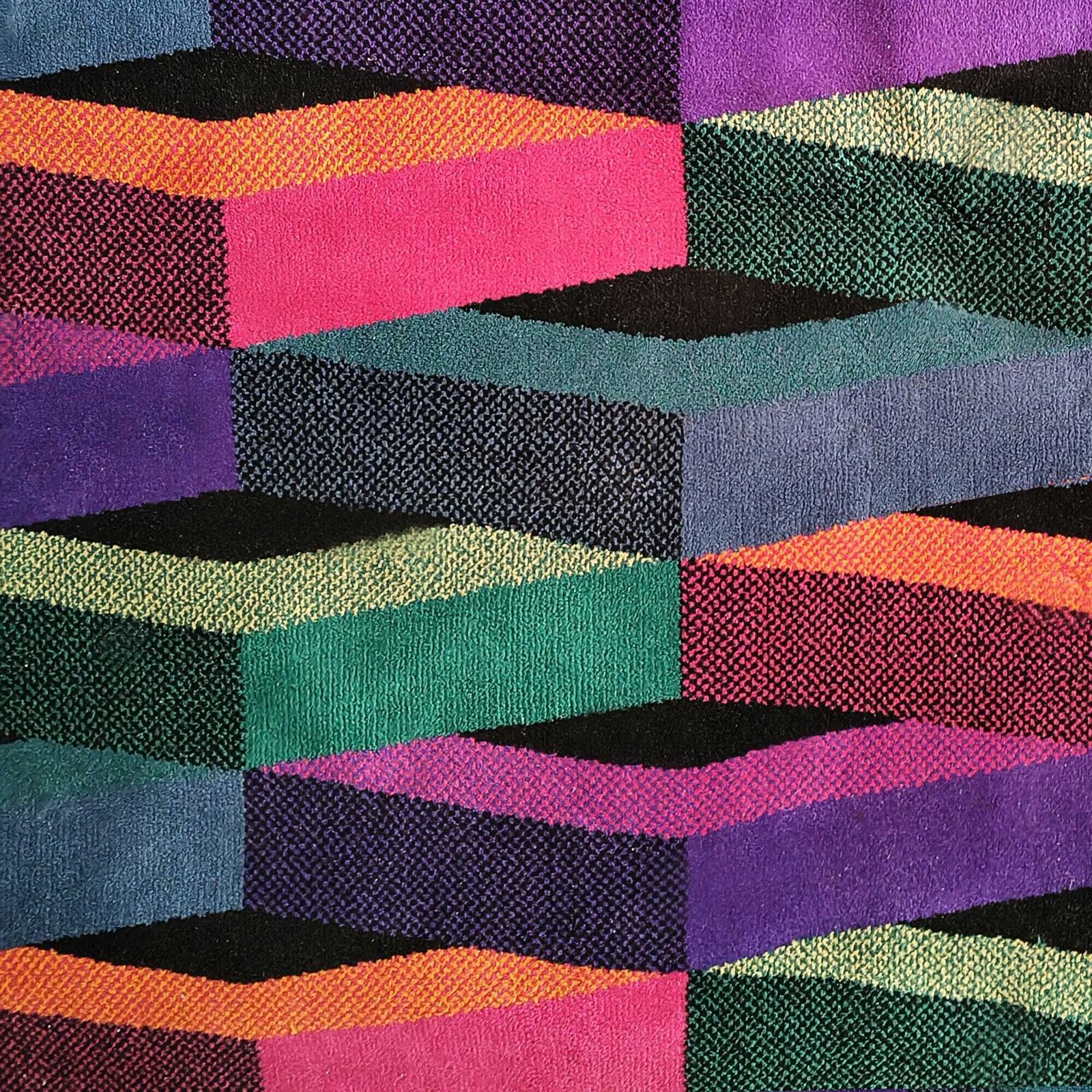 Stunning 1980s Italian Post Modern Wool Rug By Missoni For T&J Vestor. photo buy