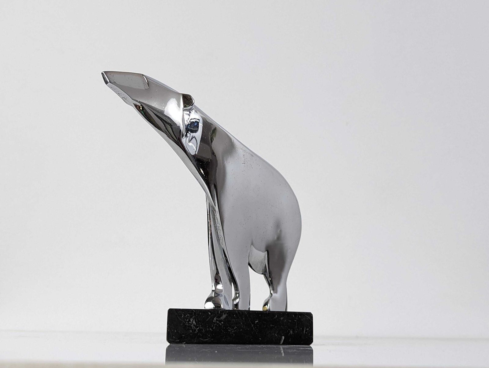 Art Deco Sculpture Of A Polar Bear By Karl Hagenauer, Austria, 1920s photo furniture