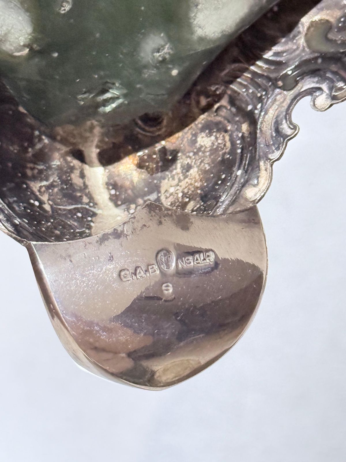 911.0 Paire de bougeoirs d'époque en argent de style Rococo, décoration intérieure, années 1900 photo