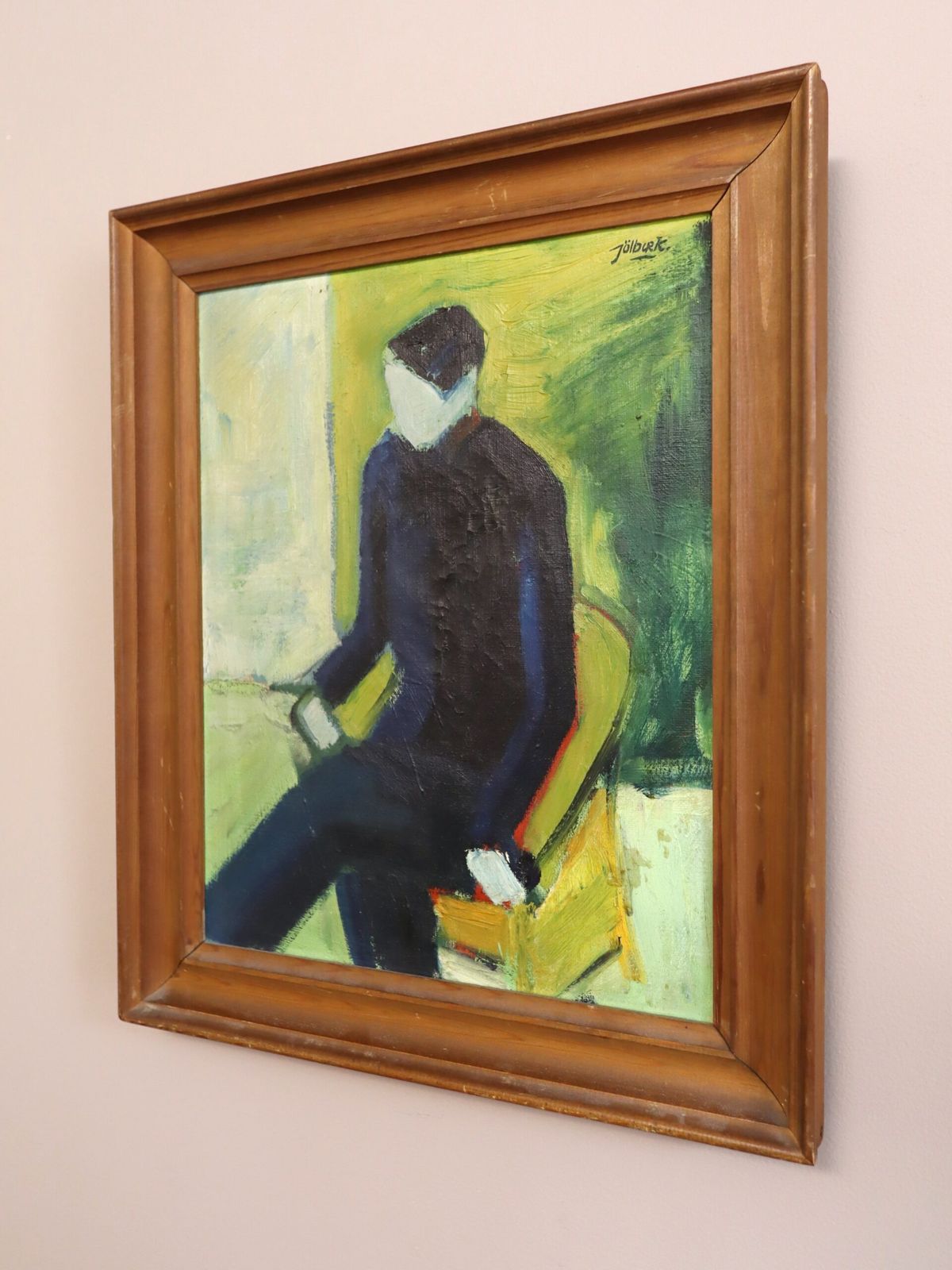 A Moment Alone In Oil Onto Canvas photo for sale