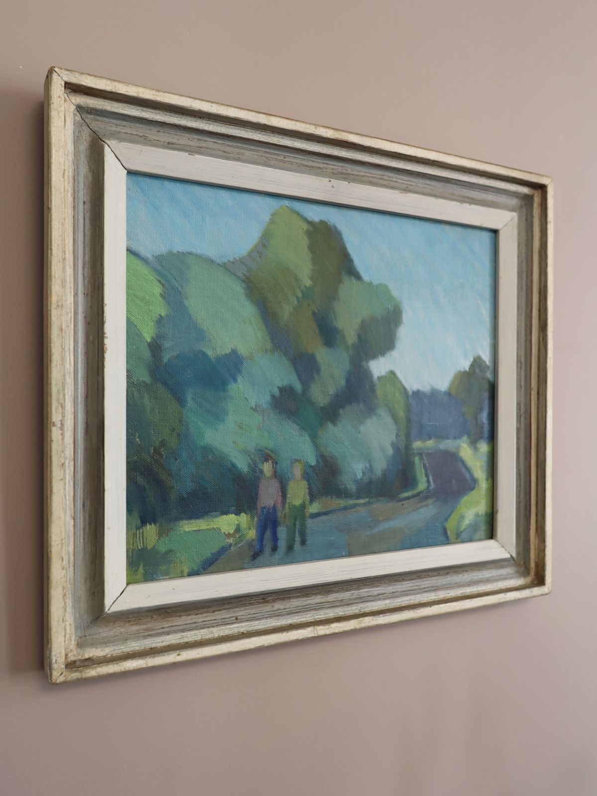 The Path Beyond, In Oil Onto Canvas Mid 20th Century photo Art