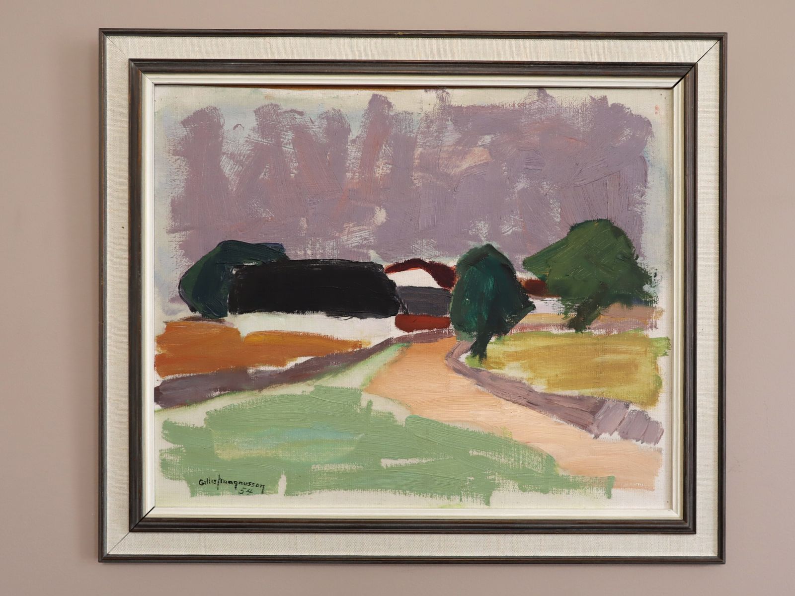 Lavender Skies, olieverf op doek, jaren 1950