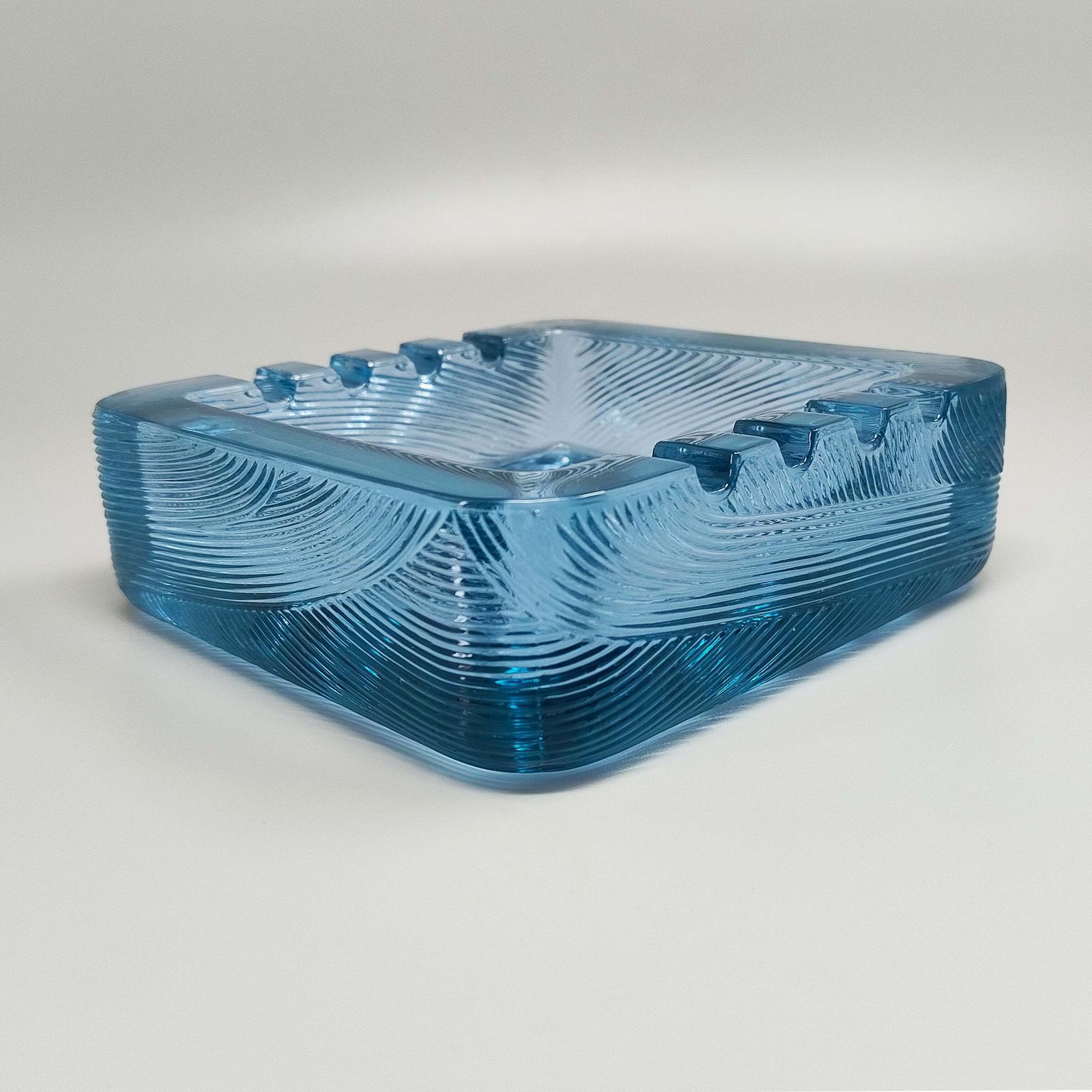 1970s Blue Ashtray By Sergio Asti For Arnolfo Di Cambio. Made In Italy photo Home Decor
