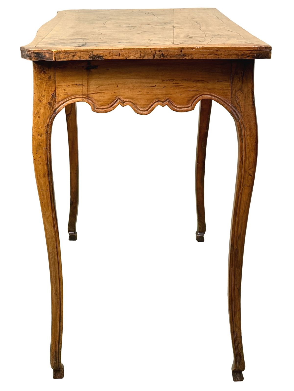 French Provincial Louis XVI Cherry Wood Side Table, Late 18th Century (France, Circa 1780) photo vinterior