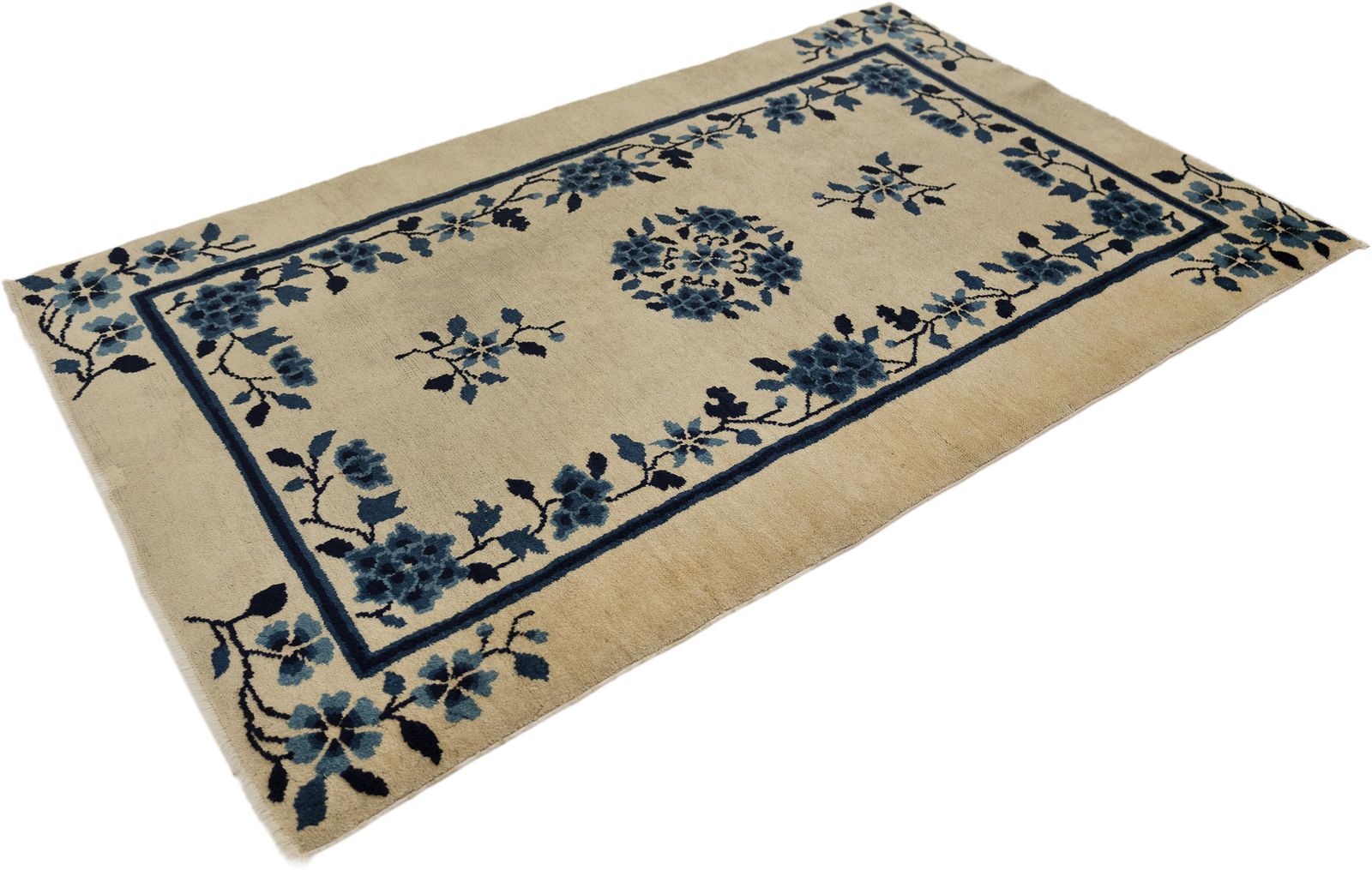 Antique Chinese Peking Rug, 148 × 90cm, Circa 1900s photo furniture