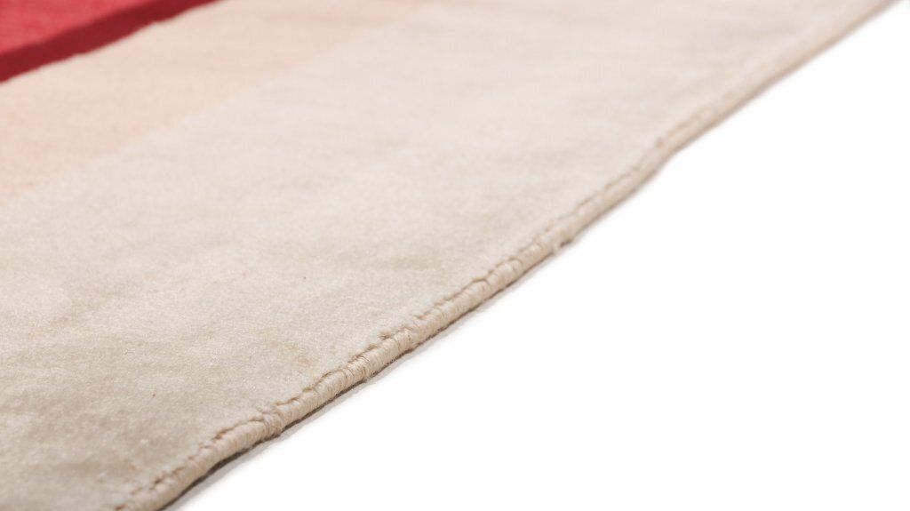 Vintage Egyptisch Gabbeh-stijl vloerkleed, rood, 236 × 175 cm, ca. jaren 1980 photo vinterior