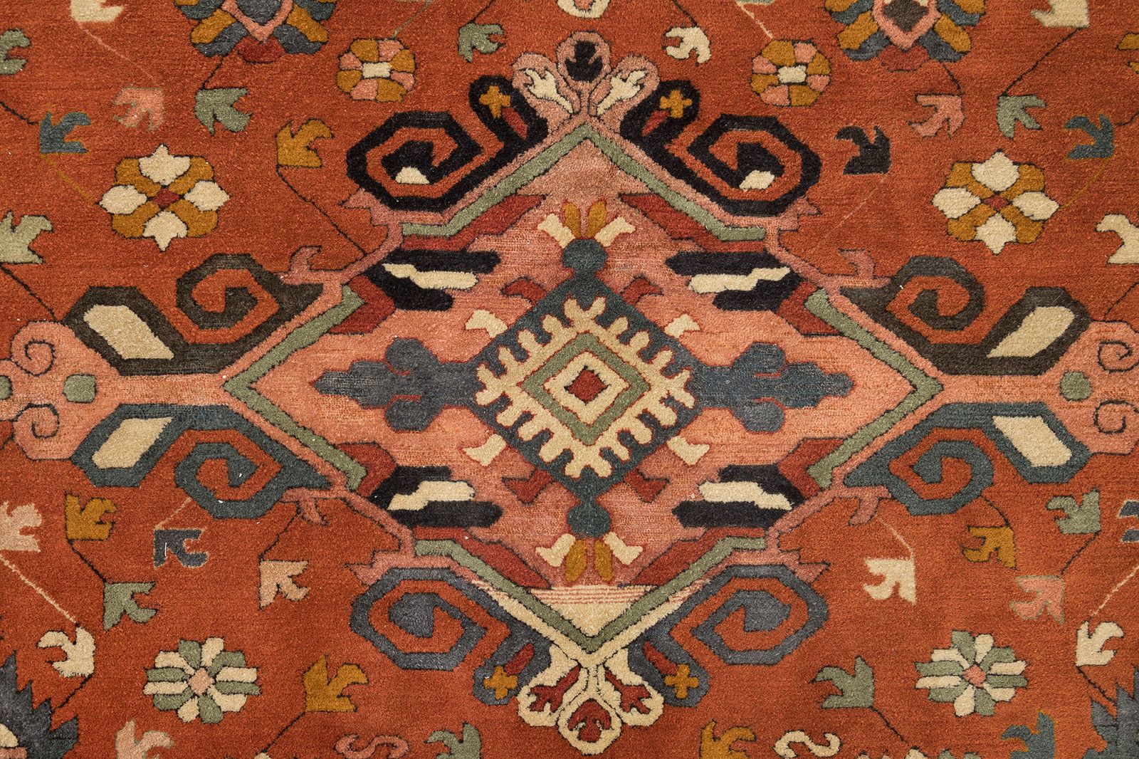Semi Antique German Tefzet Rug, 378 × 305cm, Circa 1930s photo buy