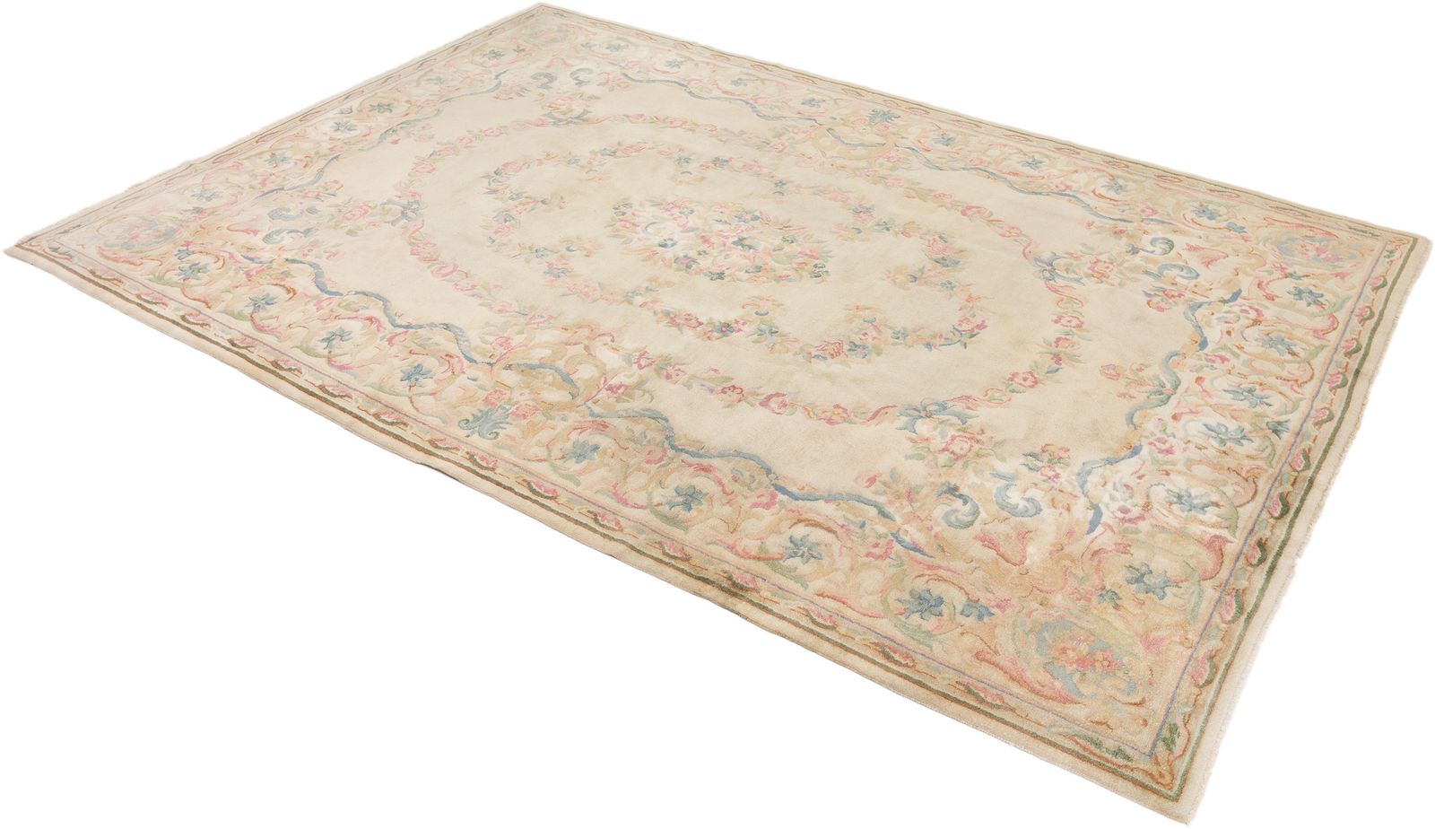 Antique French Savonnerie Rug, 432 × 285cm, Circa 1920s photo for sale