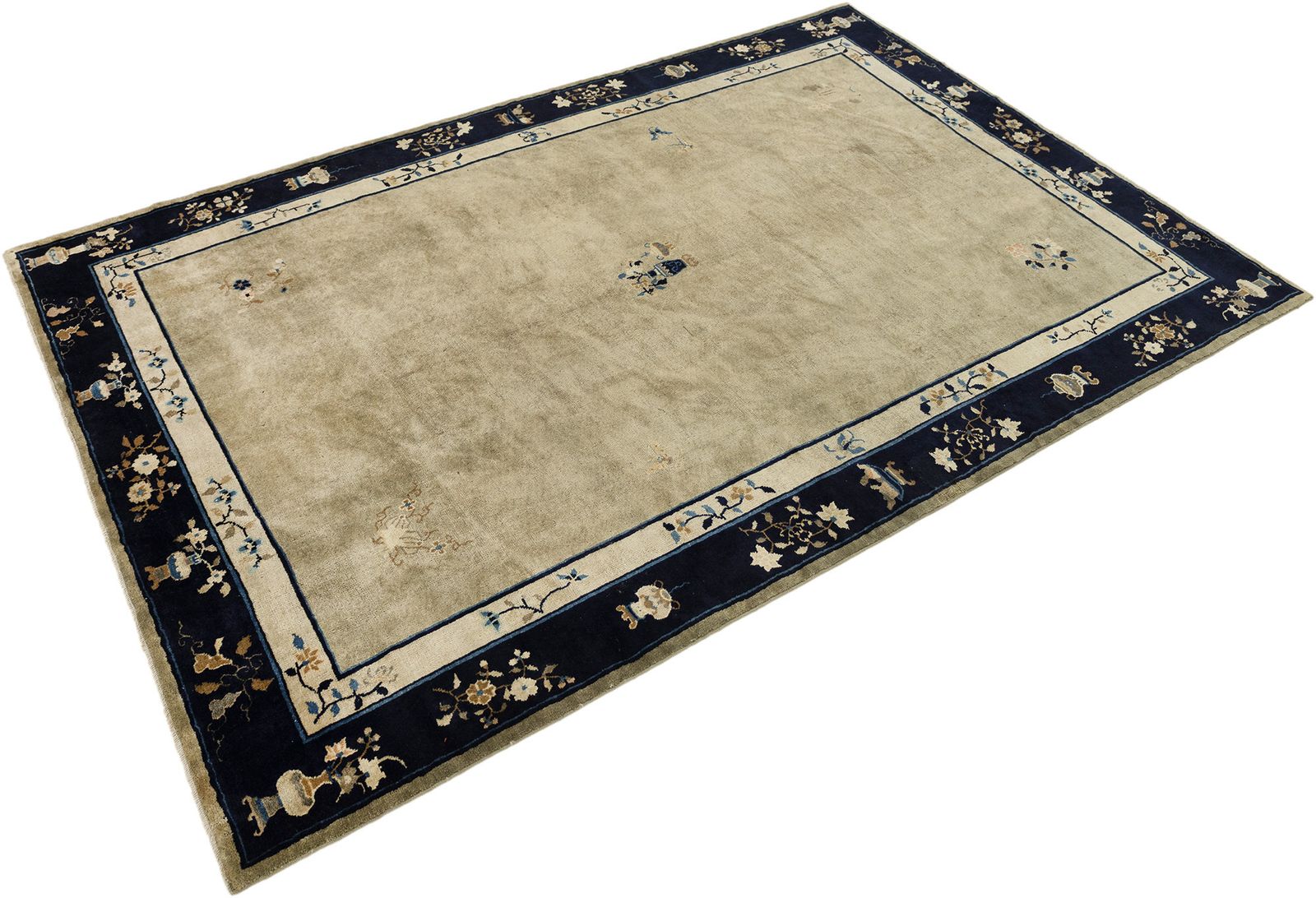 Antique Chinese Rug, 265 × 184cm, Circa 1920s photo for sale